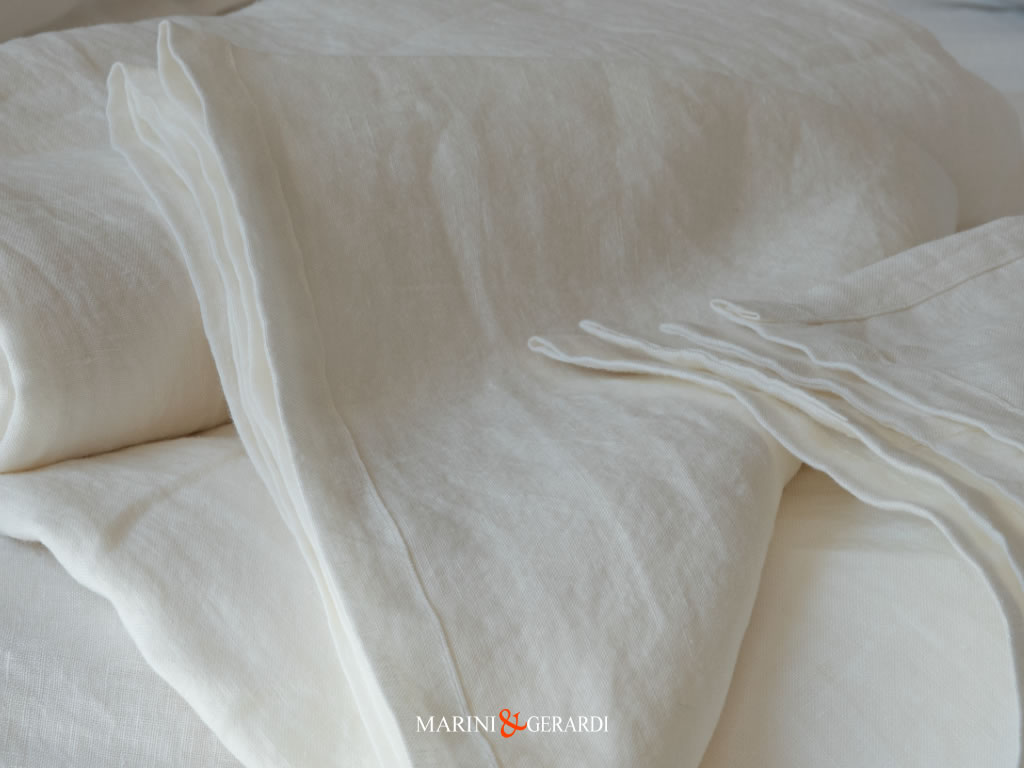 KaMnik 3 pezzi 100% set di lenzuola di lino lavato lenzuola di lino  naturale 2 federe biancheria da letto morbida e traspirante lenzuolo  piatto,Biancheria da letto morbida : : Casa e cucina