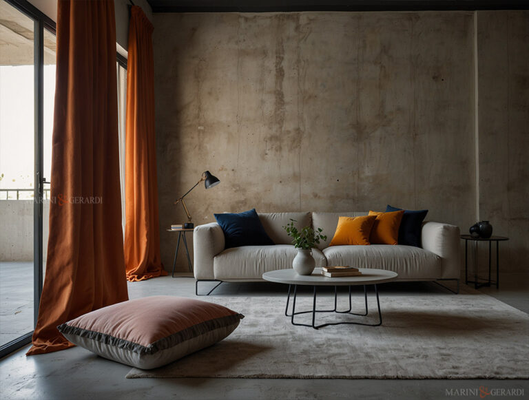 Cuscini in velluto per divano arredo interni soggiorno