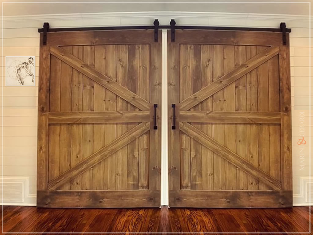 Porta Granaio Scorrevole in Legno per Emozionarti - Sliding Barn Doors