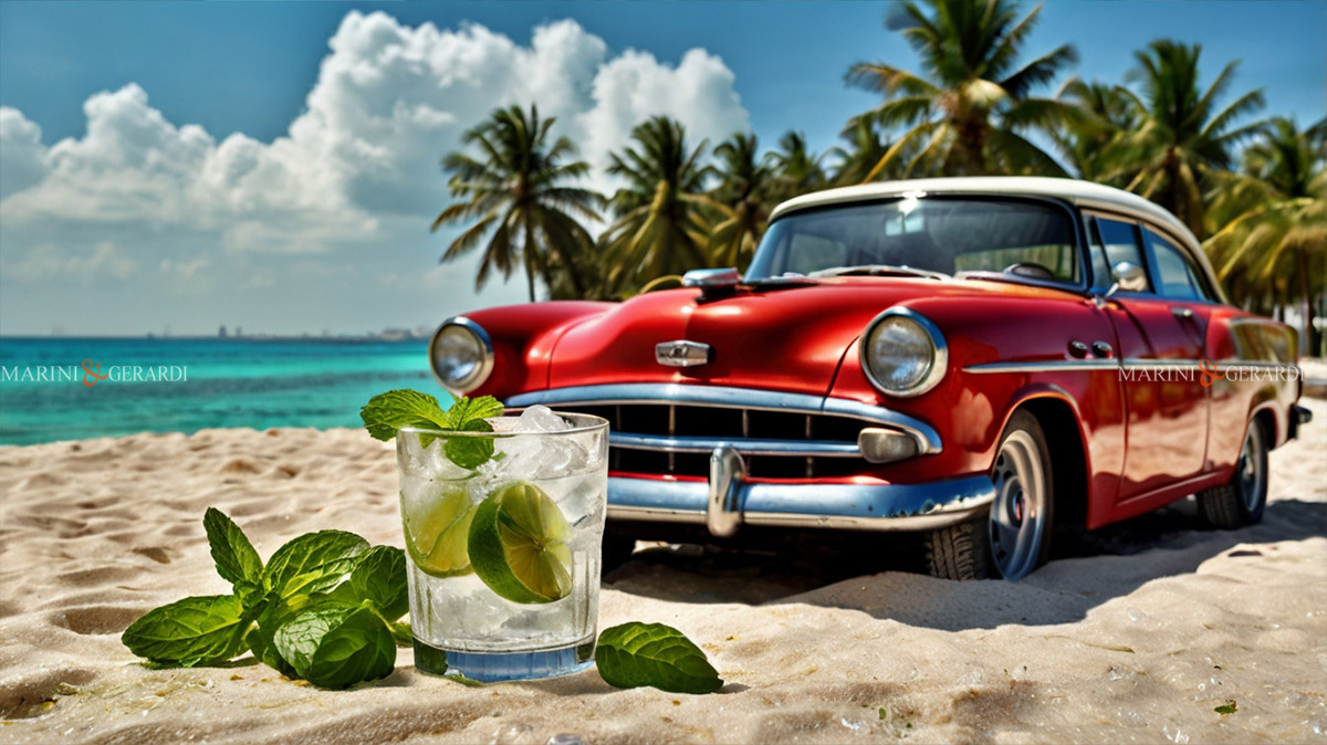Ricetta mojito cocktail le auto anni 60 di cuba